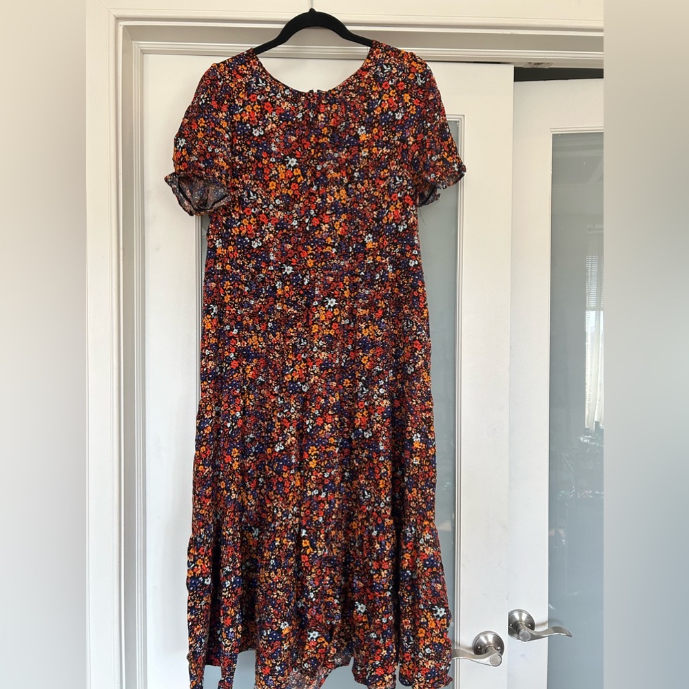 J.Crew Factory Floral Maxi Dress